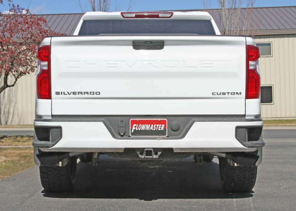 Fits 2019-2023 GM 1500 2.7L Dual Side Exit, Exhaust System 718114
