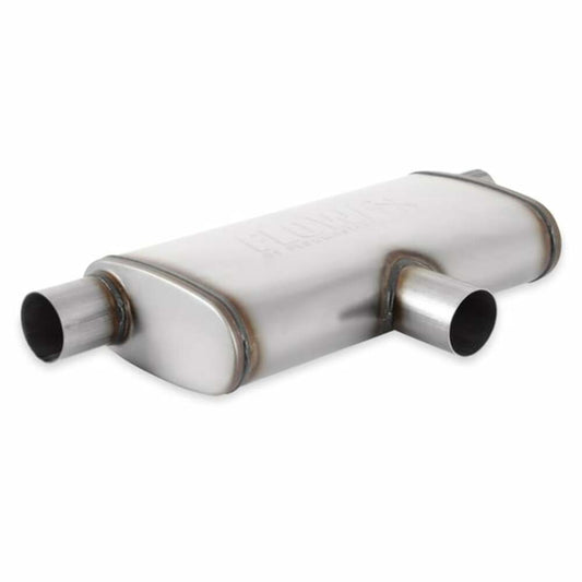 2.5 In/Out-Oval Body-Transverse-Moderate Sound; FlowFX Muffler; Flowmaster-72206