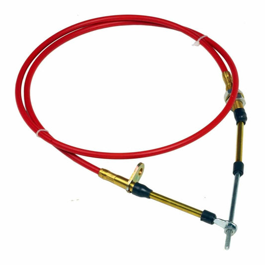 B&M Performance Shifter Cable - 4-Foot Length - Red - 80604