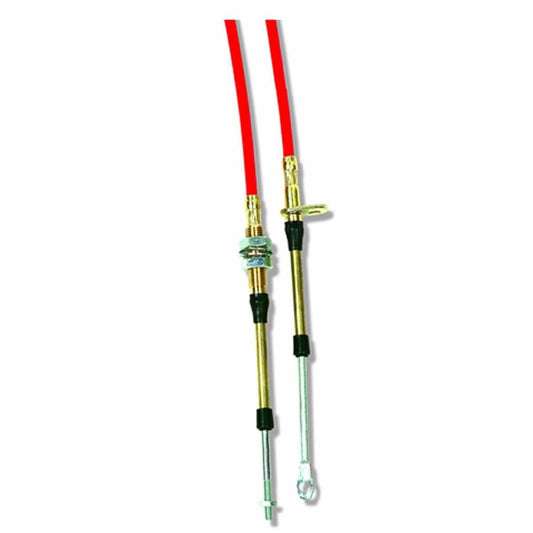 B&M Super Duty Race Shifter Cable - 3-Foot Length - Red - 80831