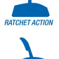 B&M Automatic Ratchet Shifter - Magnum Grip Stealth Pro Ratchet - 81120