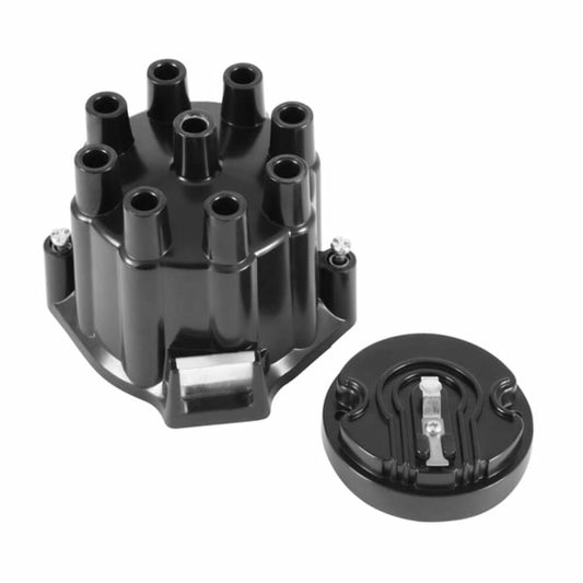 Distributor Cap & Rotor Kit  - Socket Style - Black - 8124ACC