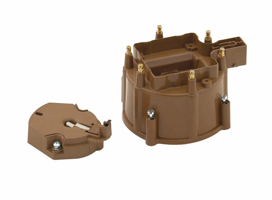 Distributor Cap & Rotor Kit - HEI Style - Brown - 8129