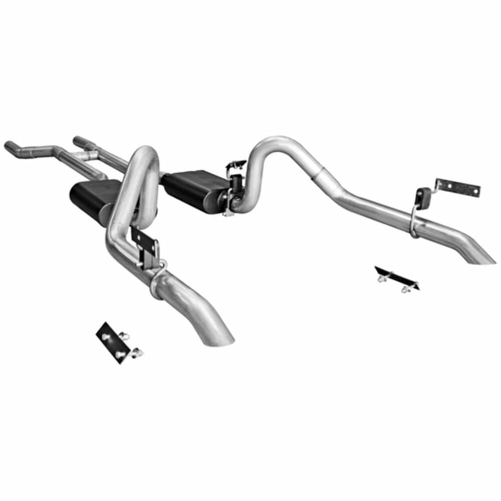 1967-1970 Ford Mustang Header-back Exhaust System Flowmaster American Thunder 81