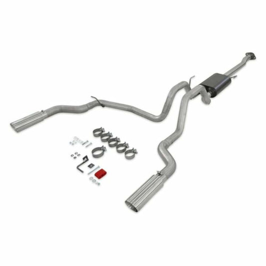 Fits 2015-20 Ford F-150 2.7/3.5/5.0L, 4 Polished Tips Exhaust System-818147