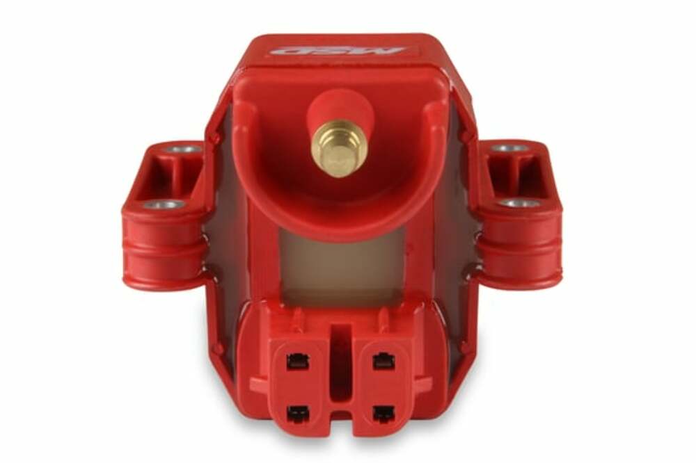 MSD Ignition Coil Dual Connector, Red, GM Dual Connector Coil - 8226