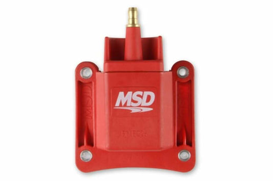 MSD Ignition Coil Dual Connector, Red, GM Dual Connector Coil - 8226