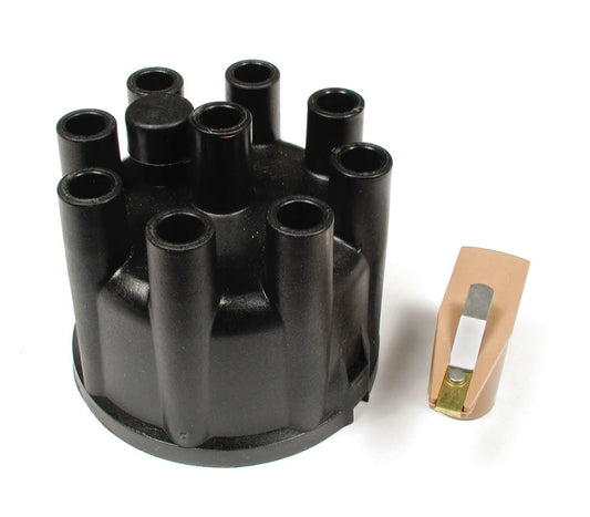 Distributor Cap & Rotor Kit - Socket Style - Black - 8321ACC