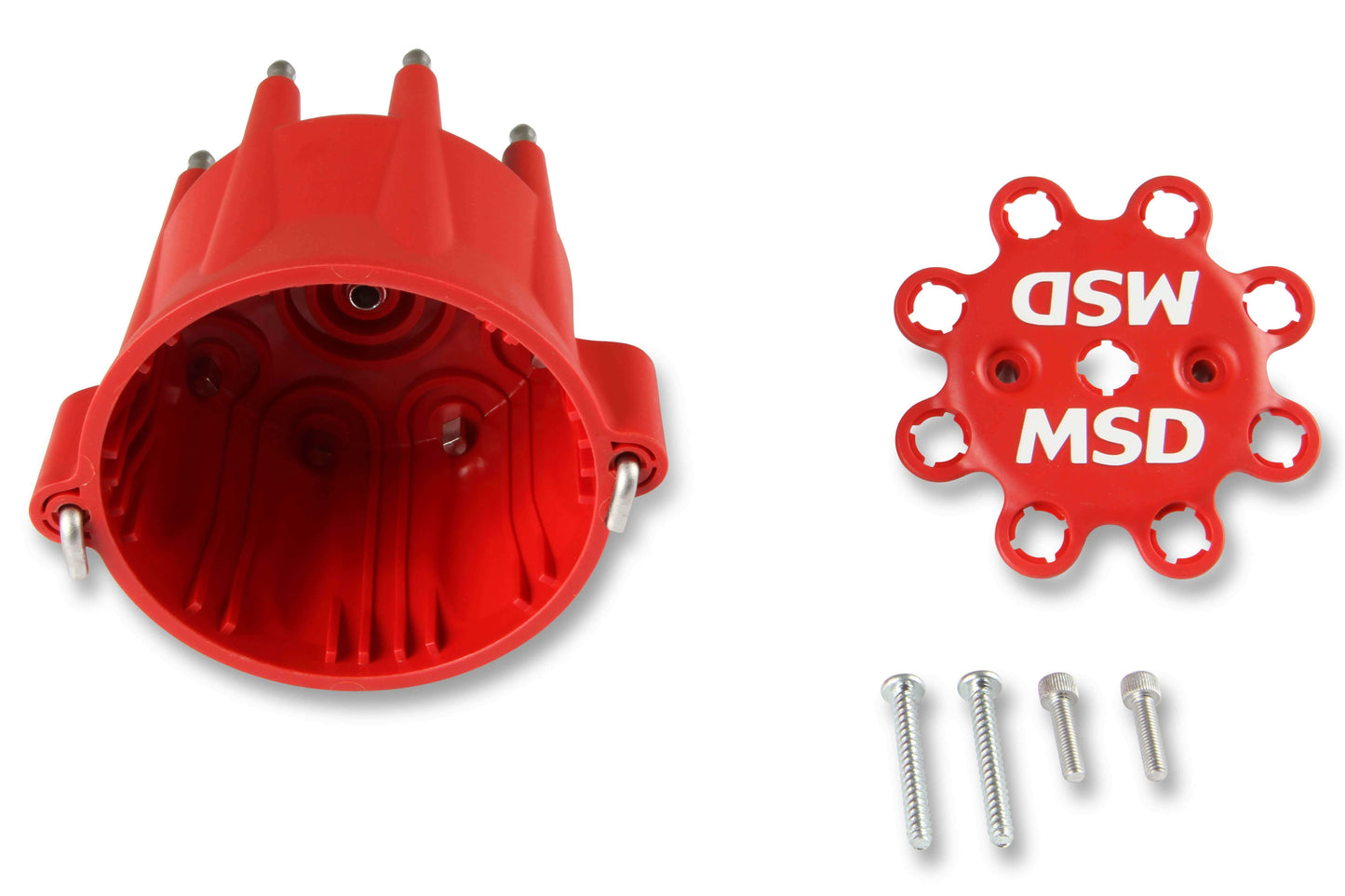 MSD Ignition 8433 Red Cap - MSD Extra Duty Distributor Caps
