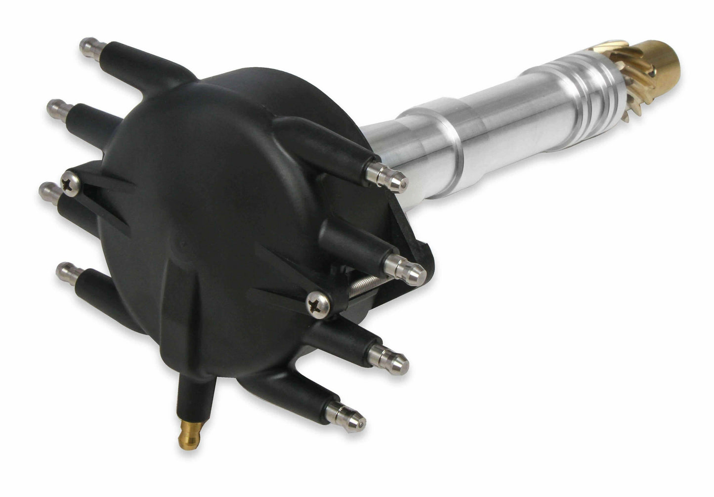 Chevy Crank Trigger Distributor with Black Crab Cap - 84893