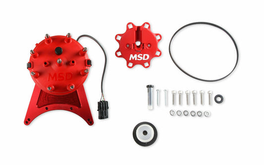 MSD Front Drive Distributor with Adjustable Cam Sync - 85201
