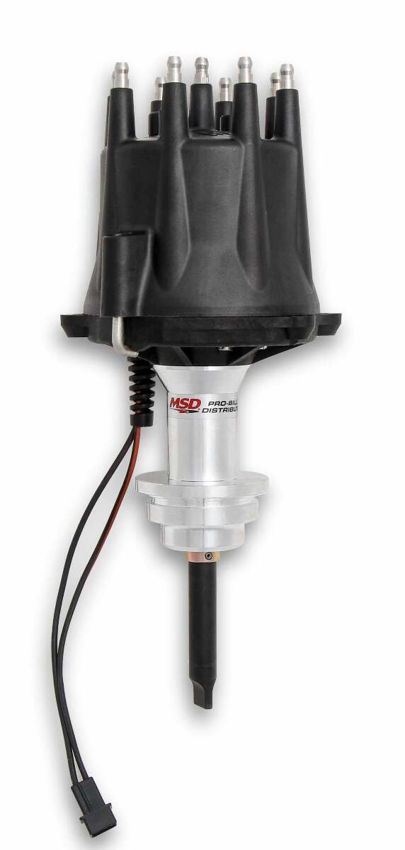 MSD Black Chrysler 318-360 Pro-Billet Distributor - 85345