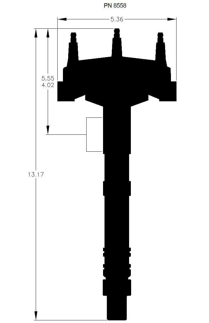 Tall Block Crank Trigger Chevy V8 Distributor - 8558