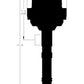 MSD Black Small Diameter Chevy V8 Pro-Billet Distributor - 85703