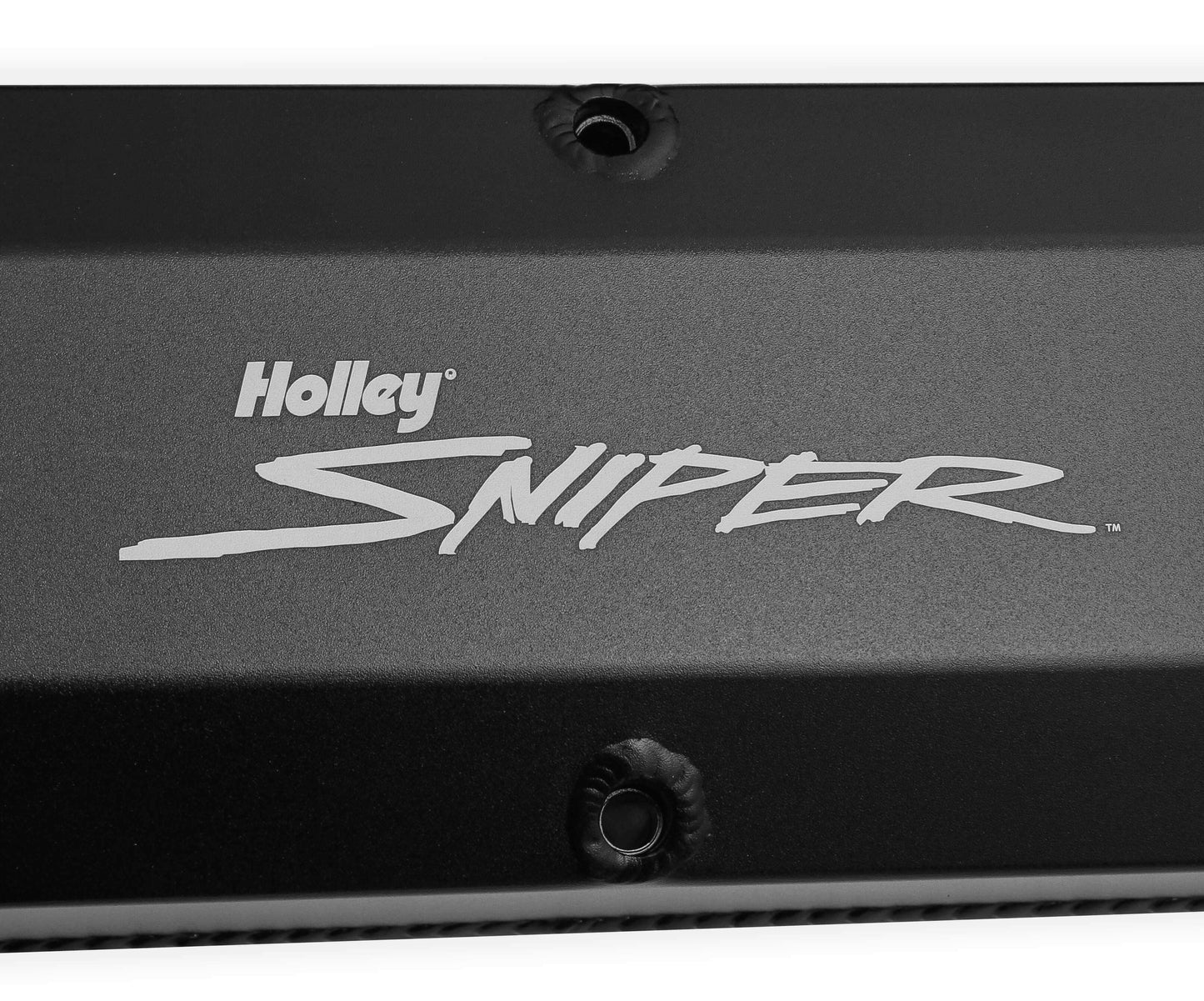 Sniper Fabricated Aluminum Valve Cover - Ford Small Block - Black Finish 890012B