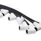 Spark Plug Wire Set - Universal - 90 Deg White Ceramic Boots - 9001C