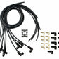 Spark Plug Wire Set - Universal - 90 Deg Black Ceramic Boots - 9001CK