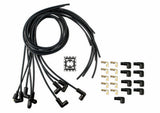 Spark Plug Wire Set - Universal - 90 Deg Black Ceramic Boots - 9001CK