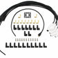 Spark Plug Wire Set - Universal - 135 Deg White Ceramic Boots - 9002C