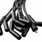 Spark Plug Wire Set - Universal - 135 Deg Black Ceramic Boots - 9002CK