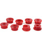 Fits 1979-04 Rear Lower Control Arm Replacement Bushings Polyurethane (Red)-2549