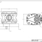 Aeromotive 11159 Spur Gear Fuel Pump; 3/8 Hex, .800 Gear, Steel Body 17gpm
