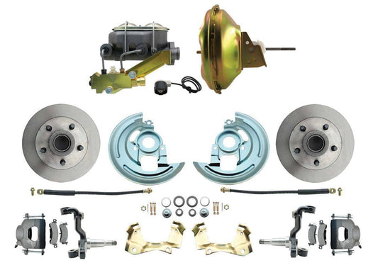 Fits 64-72 GM A-Body Front Disc Brake Conversion w/Delco Valve and 11"-ADC0001