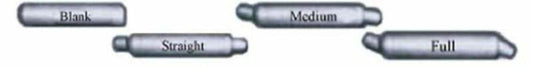Jones Exhaust A3516M-5 Glasspack Muffler Medium Offset 2-1/4 Inlet & Outlet