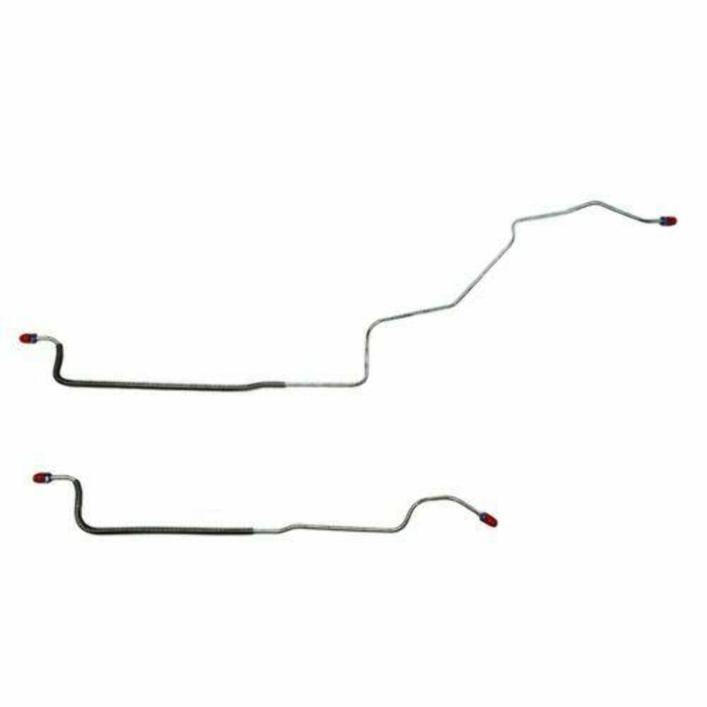 1986-1987 Buick Regal Grand National Rear Axle Brake Lines Stainless - ARA8701SS