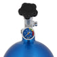 NOS Nitrous Bottle w/ Blue Finish & Super Hi Flo Valve 15 lb