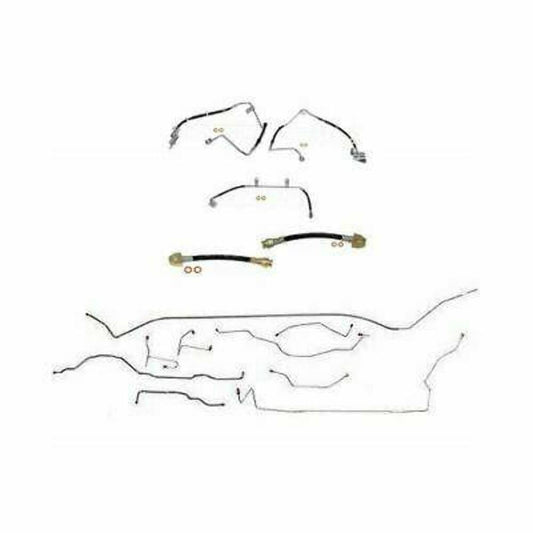 Complete Brake Line & Hose Kit For 03-04 Jeep Grand Cherokee After 04/27/2003 St