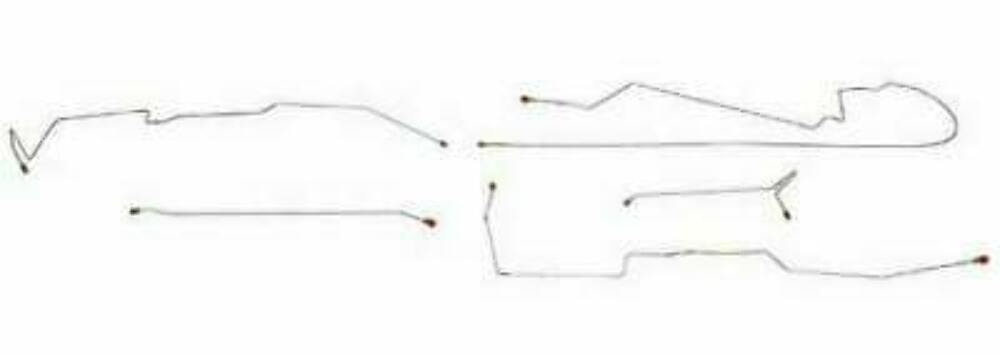 99-04 Chrysler 300M Brake Line Kit 2WD AWABS Traction Control Stainless Steel