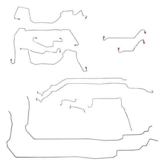04-06 Pontiac GTO Brake Line Kit Stainless Steel