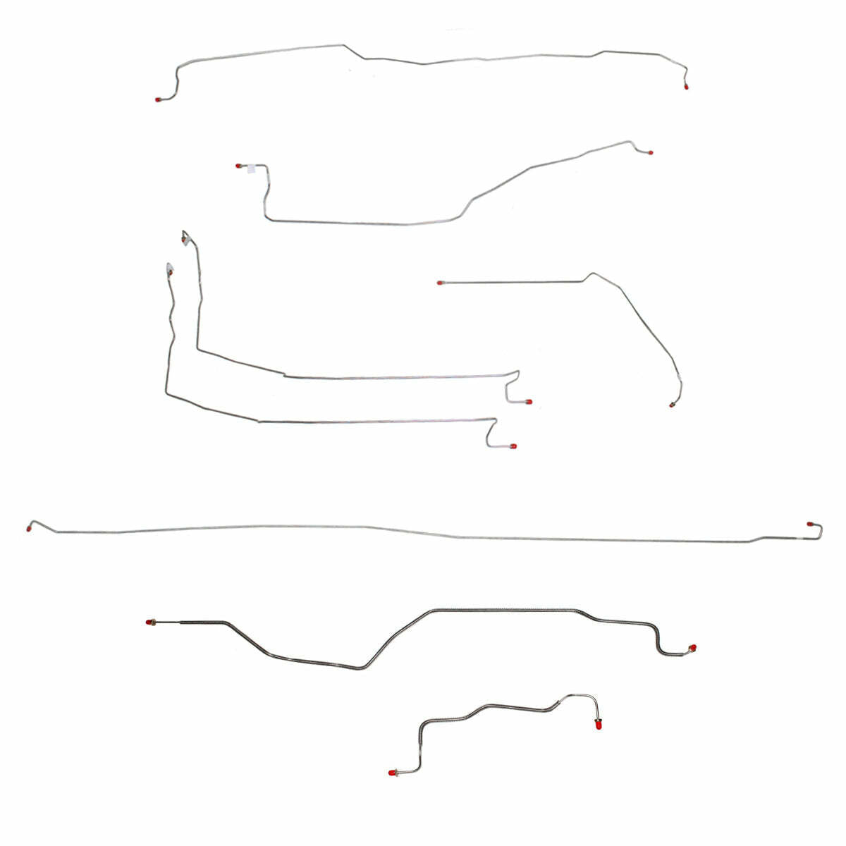99-02 Chevrolet 1500 Brake Line Kit 4WD Ext Cab/Long Bed Stainless Steel
