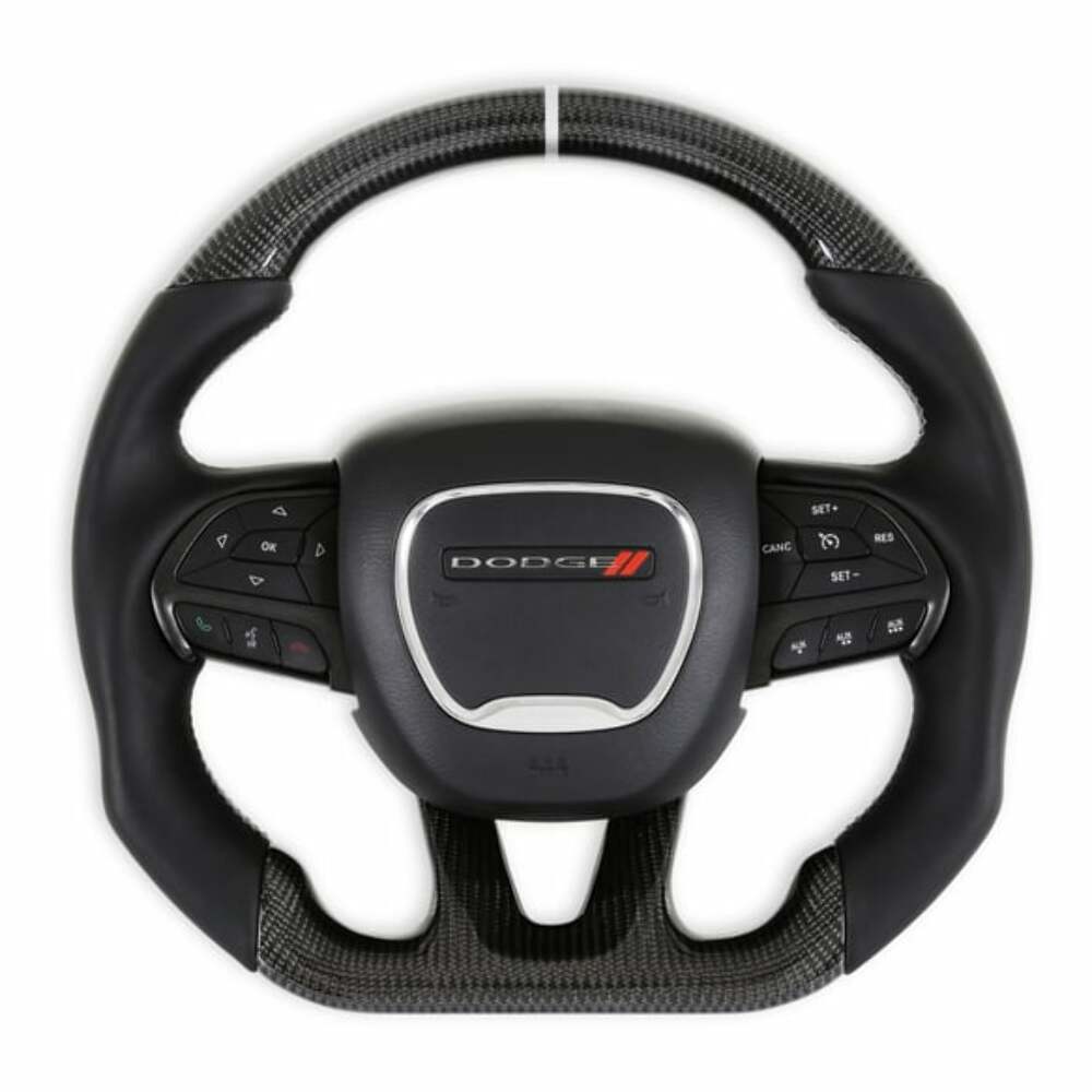 Fits 2015-2022 Dodge Charger; Steering Wheel-Carbon Fiber Heated-CH950-19