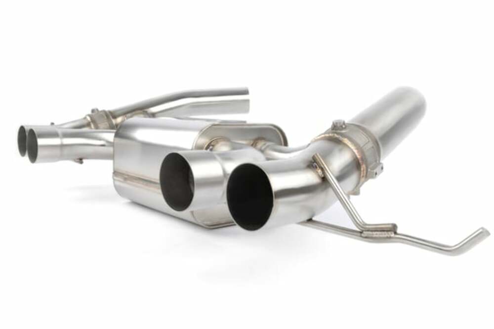 Valved Axle-Back Exhaust For 2023-2024 Bmw M2 Stainless Black Tips-D660-0100-BLK