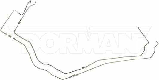 Fits 03-04 Saturn Ion Complete Fuel Line Kit; Stainless-DFL0011SS