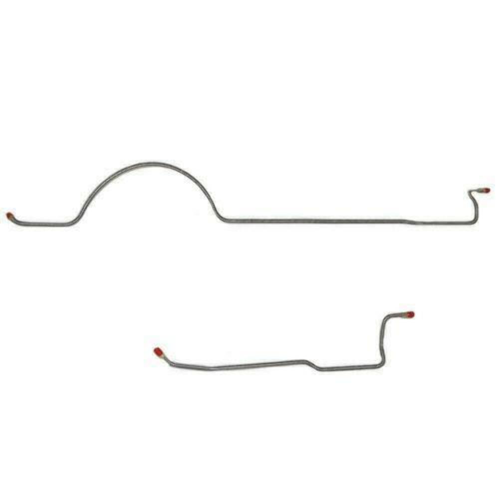 1974 Dodge Challenger Front Brake Line with 8 3/4 Inch Axle - ERA7401SS