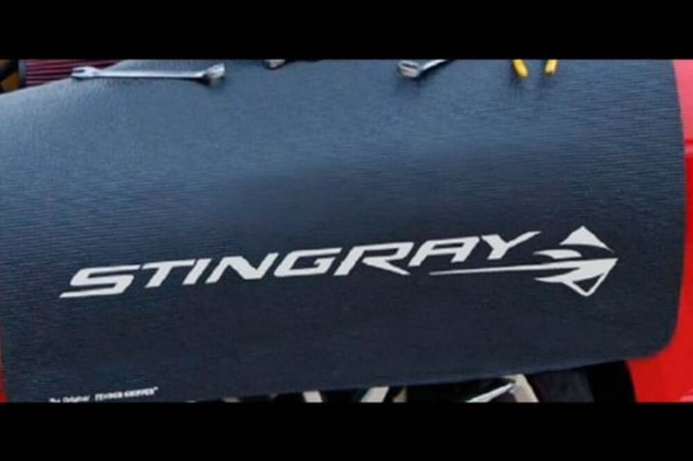 Original Fender Gripper Fender Cover  Corvette Stingray Logo - FG2018