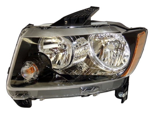 Crown Automotive - Plastic Black Headlight - 68171215AB