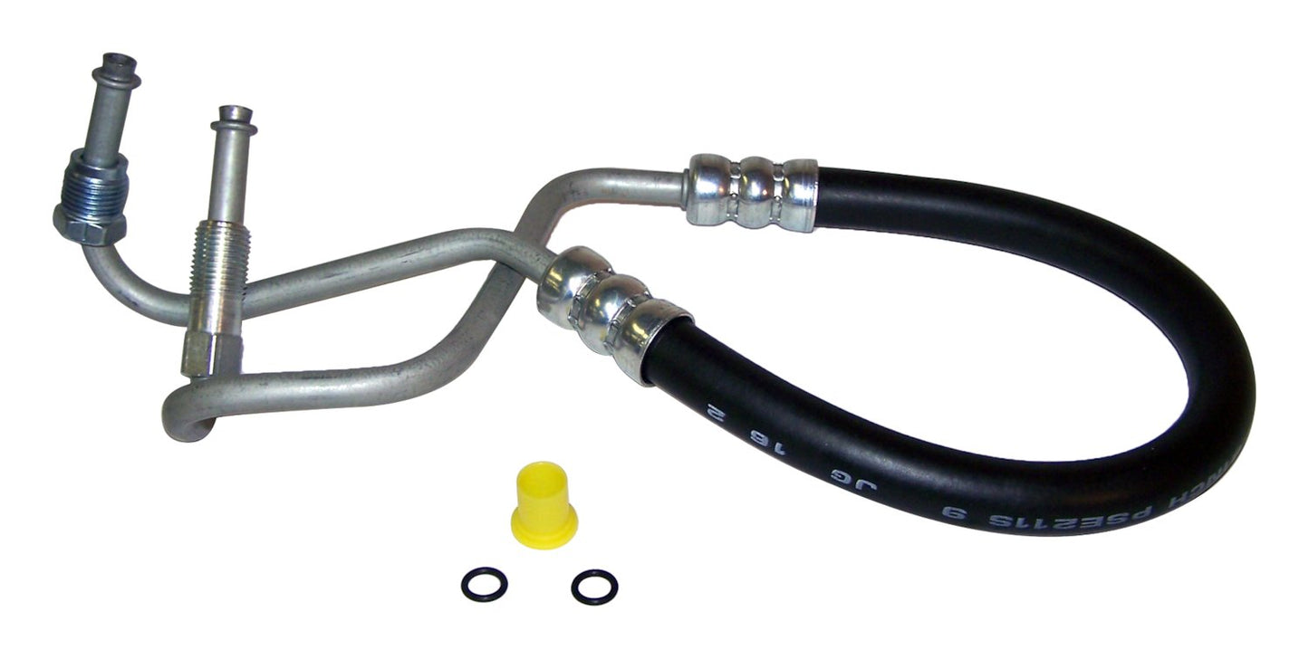 Crown Automotive - Metal Black Power Steering Pressure Hose - 4637915