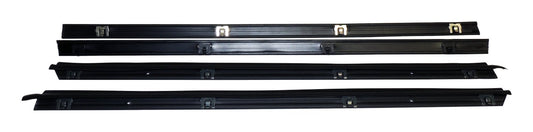 Crown Inner & Outer Door Glass Weatherstrip Kit for 76-95 Jeep YJ Wrangler & CJ-7, 8 - 55024255MK