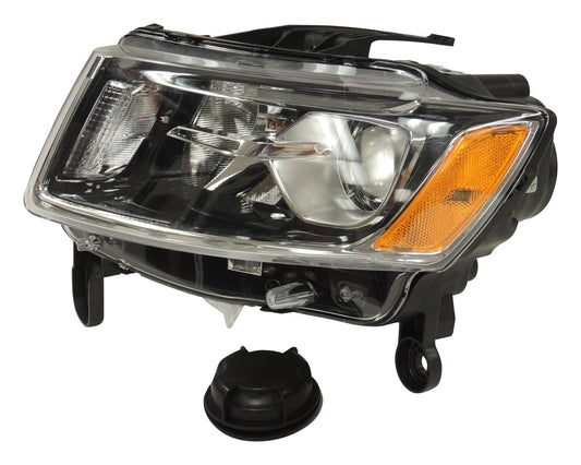 Crown Automotive - Plastic Black Headlight - 68110997AD
