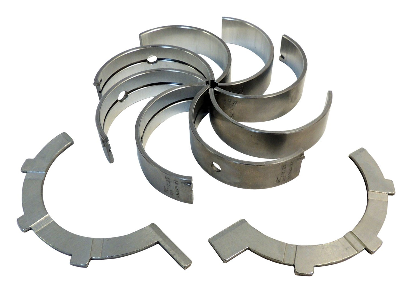 Crown Automotive - Metal Silver Crankshaft Main Bearing Set - 5066733K25