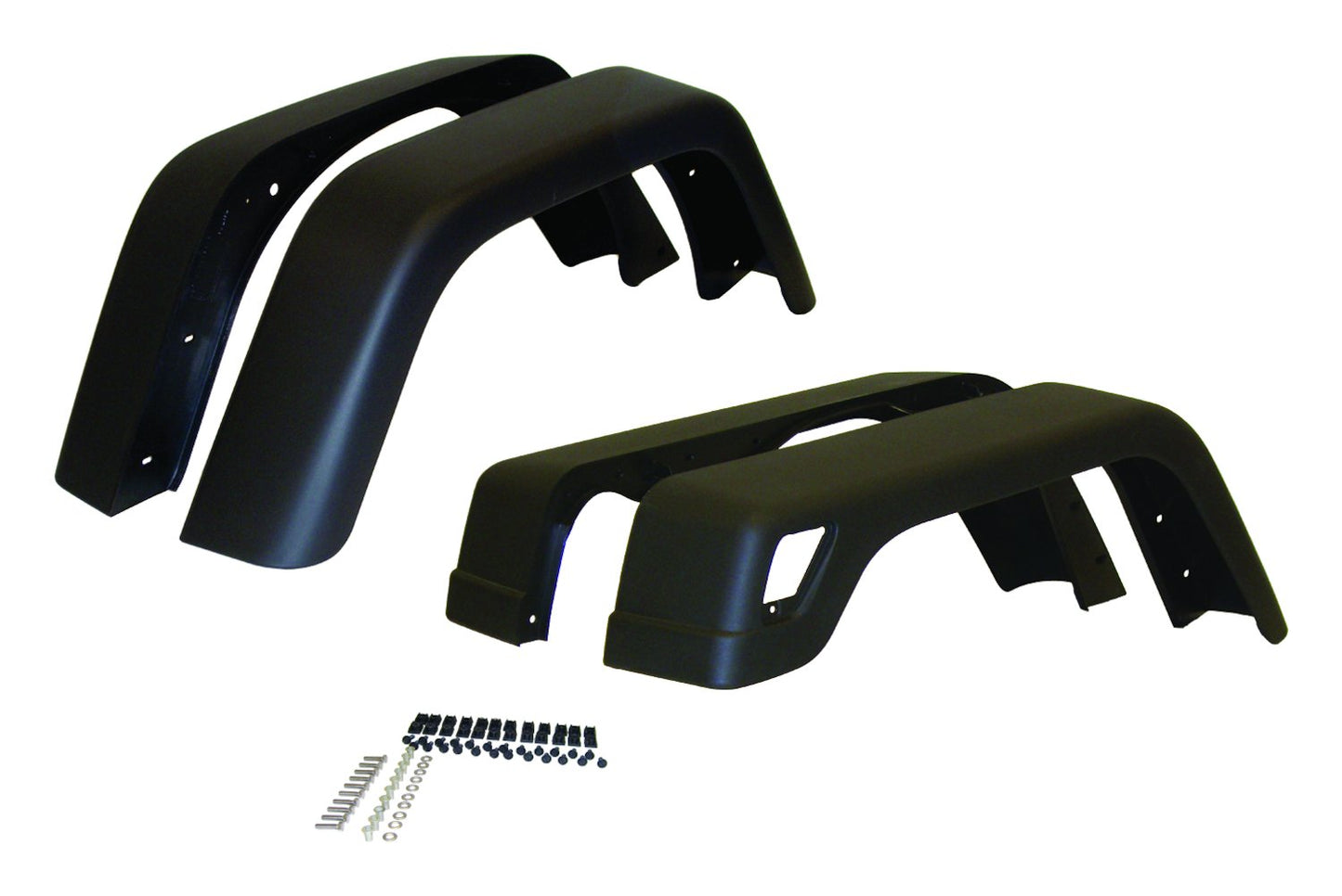 Crown Automotive - Plastic Black Fender Flare Kit - 55254918K7