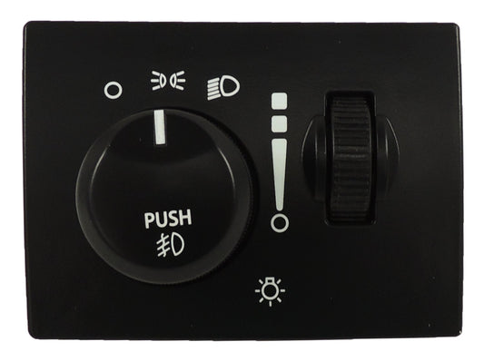 Crown Automotive - Plastic Black Headlight Switch - 68019678AE