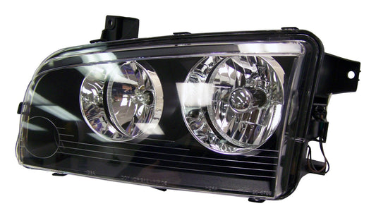 Crown Automotive - Plastic Black Headlight - 4806165AJ