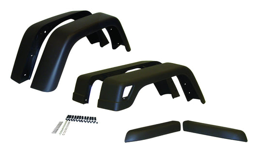 Crown Automotive - Plastic Black Fender Flare Kit - 55254918K76