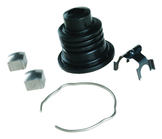 Vintage - Metal Black Steering Shaft Boot Kit - 8132676K