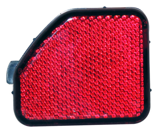 Crown Right Rear Fascia Reflector for 2018+ Jeep JL Wrangler; Red Plastic - 68281936AB